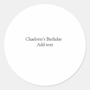 Adesivo Redondo Meninos fofinhos simples e bonitos Adicionar anive