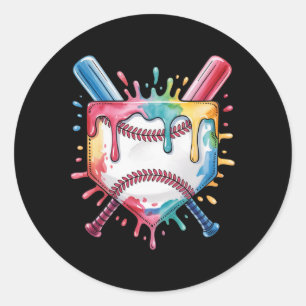 Adesivo Redondo Meninos Vendem Drill Home Plate Drill Sorvete Sel
