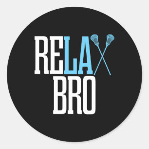 Adesivo Redondo Mens Engraçado Relaxe Bandorojogador Lcross Camisa
