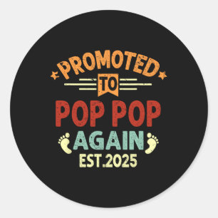 Adesivo Redondo Mens Promovidos Para Pop Pop Em Breve Para Ser Pop