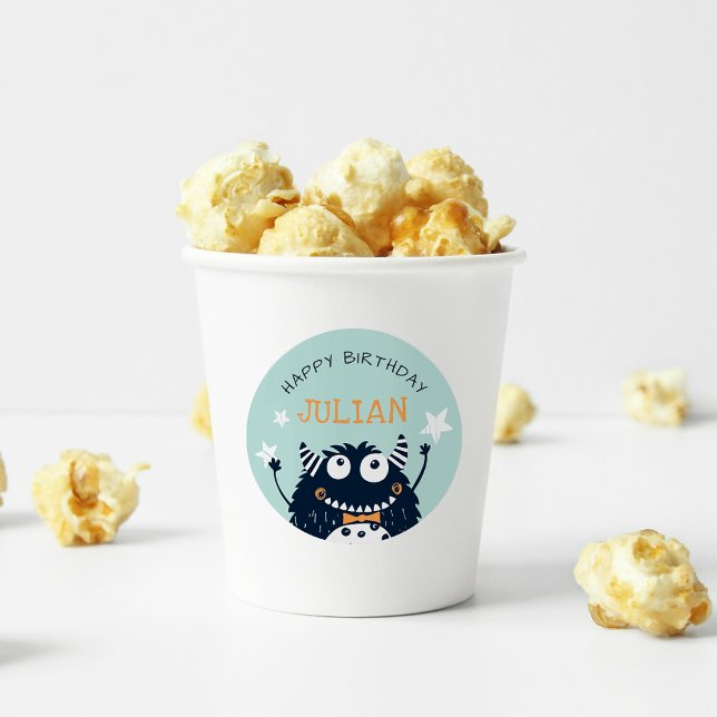 Adesivo Redondo Menta | Pequeno Aniversário de criança Personaliza (Criador carregado)