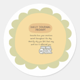 Adesivo Redondo mental health awareness Sticker