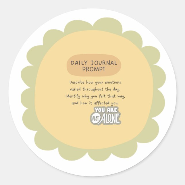 Adesivo Redondo mental health awareness Sticker (Frente)