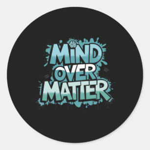 Adesivo Redondo Mental Health Awarness Minz Over Sticker