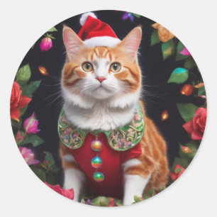 Adesivo Redondo Meowy