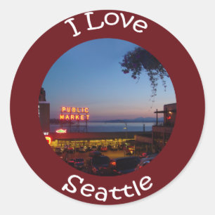 Adesivo Redondo Mercado de Pikes