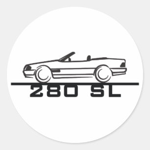 Adesivo Redondo Mercedes 280 SL Type 129
