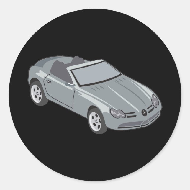 Adesivo Redondo Mercedes SLK (Frente)