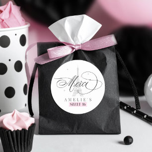 Adesivo Redondo Merci Paris Sweet 16 ID1162