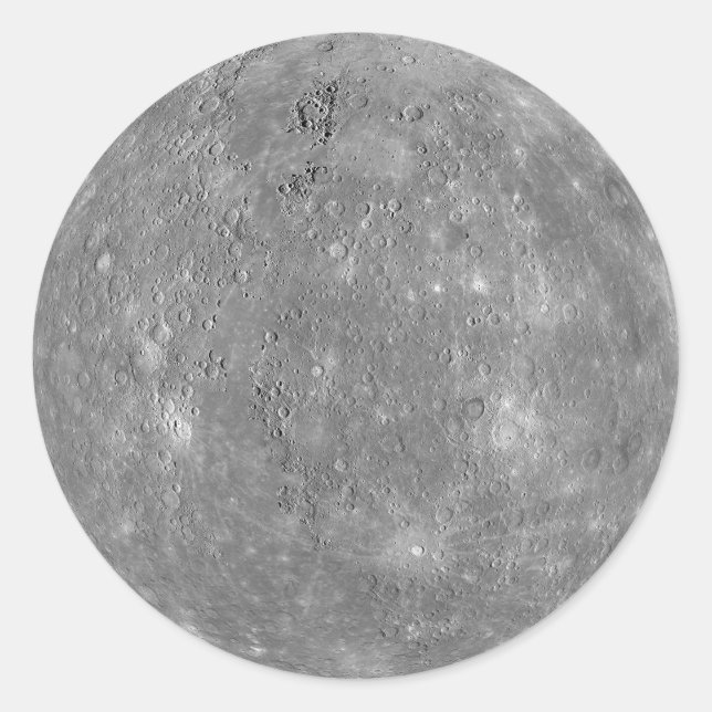 Adesivo Redondo Mercúrio (Frente)