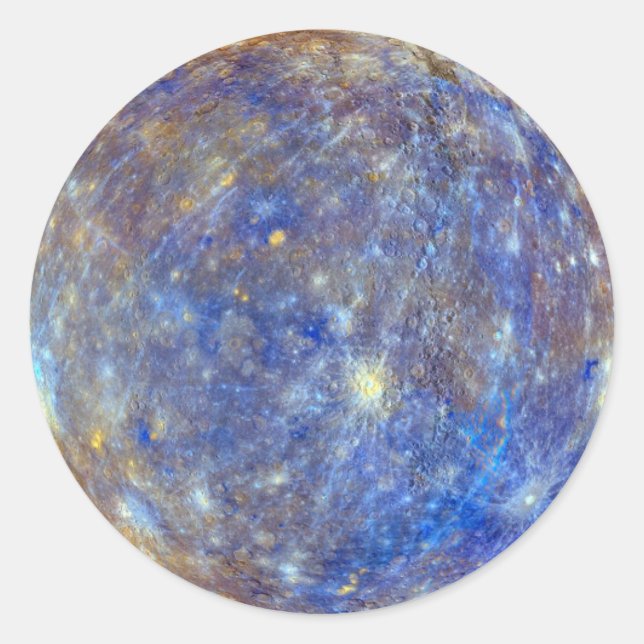 Adesivo Redondo Mercúrio (Frente)
