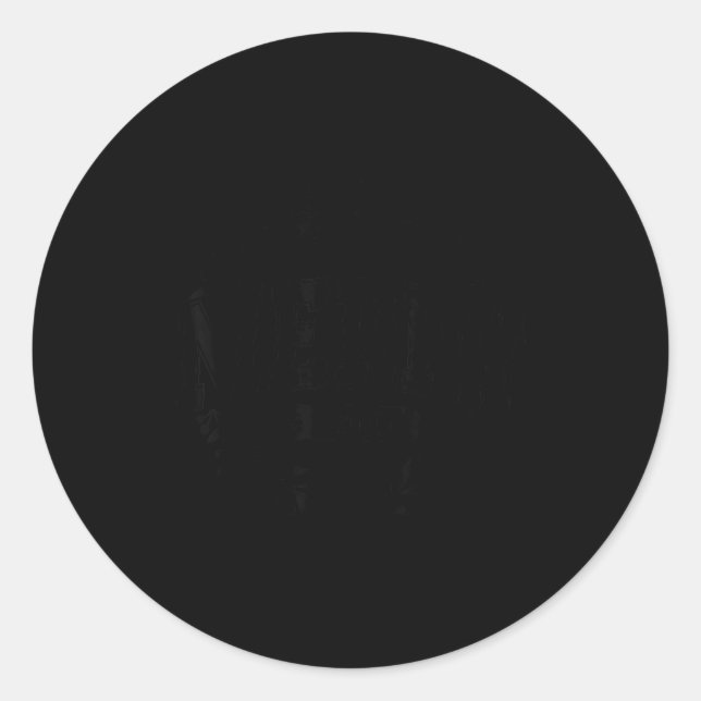 Adesivo Redondo Merry And Bright Moody And Uptight Christmas Coupl (Frente)