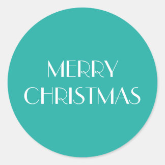 ADESIVO REDONDO MERRY CHRISTMAS!