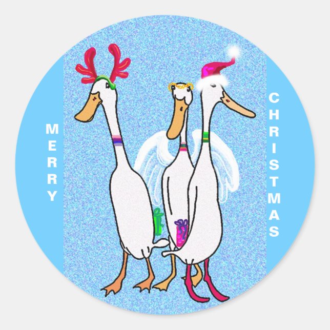 ADESIVO REDONDO MERRY CHRISTMAS (Frente)