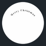 Adesivo Redondo merry christmas<br><div class="desc">merry christmas</div>