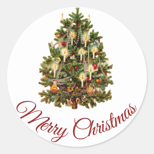 ADESIVO REDONDO MERRY CHRISTMAS ENVELOPE SACO (Frente)