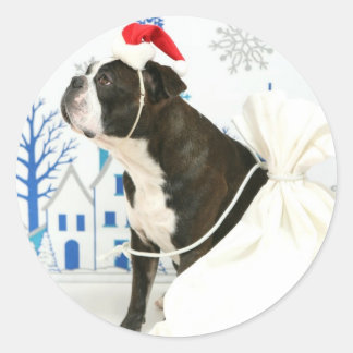 Adesivo Redondo Merry Christmas,Pocky.