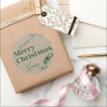 Adesivo Redondo Merry Christmas Sticker<br><div class="desc">Merry Christmas Sticker</div>