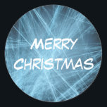 Adesivo Redondo Merry Christmas Sticker<br><div class="desc">Merry Christmas Sticker</div>