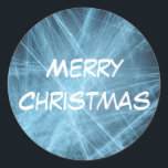 Adesivo Redondo Merry Christmas Sticker<br><div class="desc">Merry Christmas Sticker</div>
