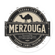 Merzouga Sahara Passeio de Camelo Insígnia Vintage