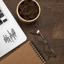 Adesivo Redondo Mês da História Negra