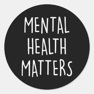 Adesivo Redondo Mês de Conscientização sobre Problemas de Saúde Me