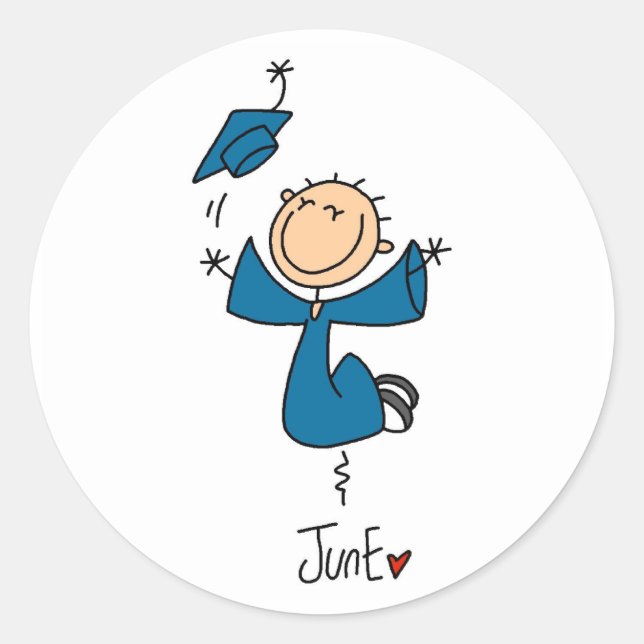 Adesivo Redondo Mês de junho (Frente)