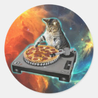 Mesa de som do jóquei em disco de Cat dj