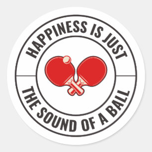 Adesivo Redondo Mesa tênis de Ping pong asas Players