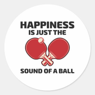Adesivo Redondo Mesa tênis de Ping pong asas Players