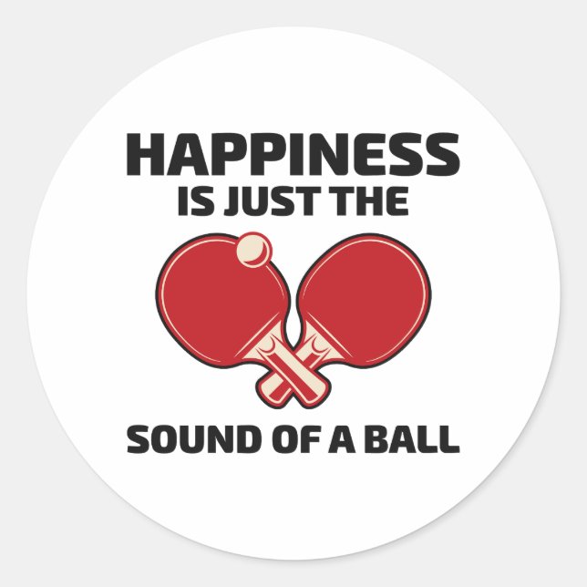 Adesivo Redondo Mesa tênis de Ping pong asas Players (Frente)