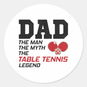 Adesivo Redondo Mesa tênis de Ping pong asas Players