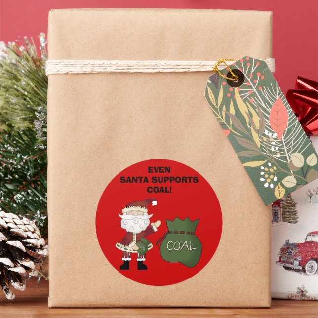 ADESIVO REDONDO MESMO PAPAIS NOEIS SUPORTAM CARVÃO! (Feriado)