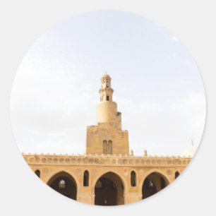 Adesivo Redondo Mesquita de Ibn Tulun Cairo Egito