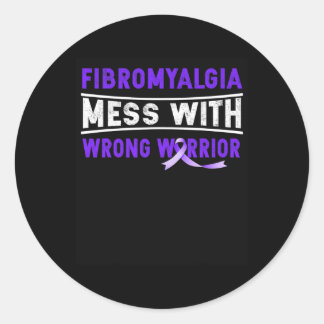 Adesivo Redondo Mess Com O Guerreiro Errado