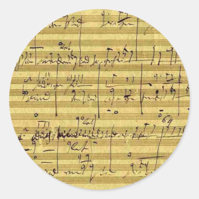 Adesivo Redondo Messias de Handel (Frente)