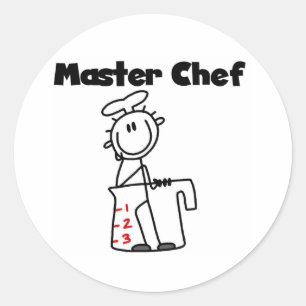 Adesivo Redondo Mestre Chef