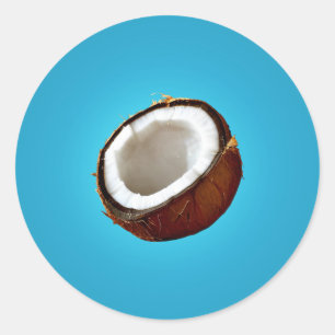 Adesivo Redondo Metade do Coconut