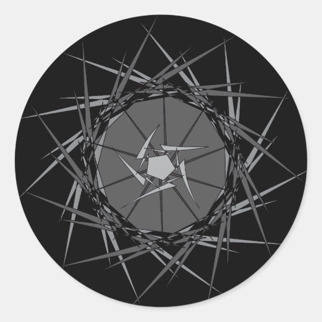 Adesivo Redondo Metal (Frente)