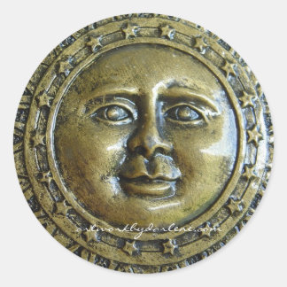 Adesivo Redondo Metal Sunshine