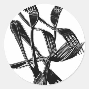 Adesivo Redondo Metálico