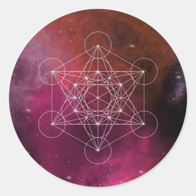 Adesivo Redondo Metatron arcangel zen (Frente)