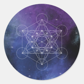 Adesivo Redondo Metatron, chakra, zen, geometria sagrada, geometri