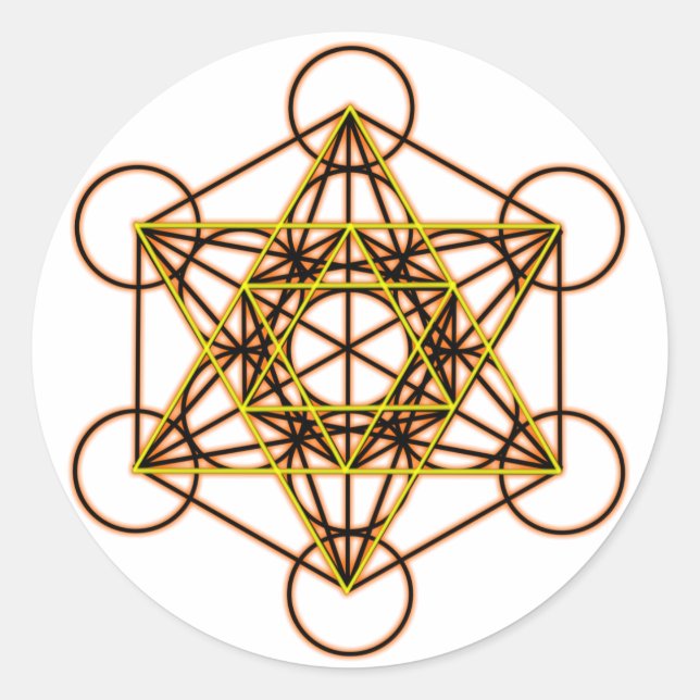 Adesivo Redondo MetatronOrStar (Frente)