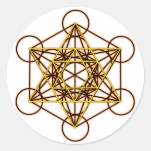 Adesivo Redondo MetatronOrStar