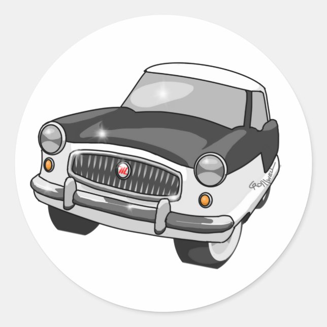 Adesivo Redondo Metropolitano de Nash 1957 (Frente)