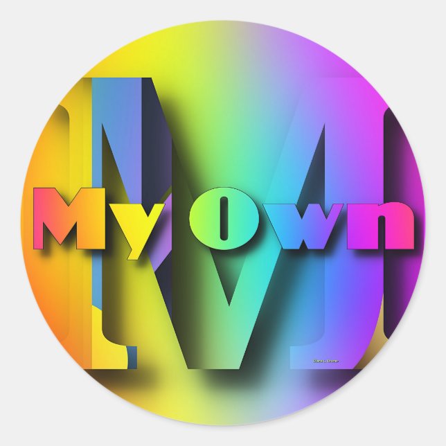 ADESIVO REDONDO MEU (Frente)