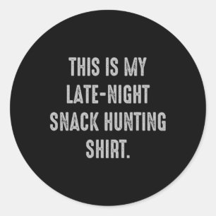 Adesivo Redondo Meu Carro Tarde-Noite Caçando Doces Engraçados