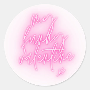 Adesivo Redondo Meu Engraçado Namorados Round Sticker